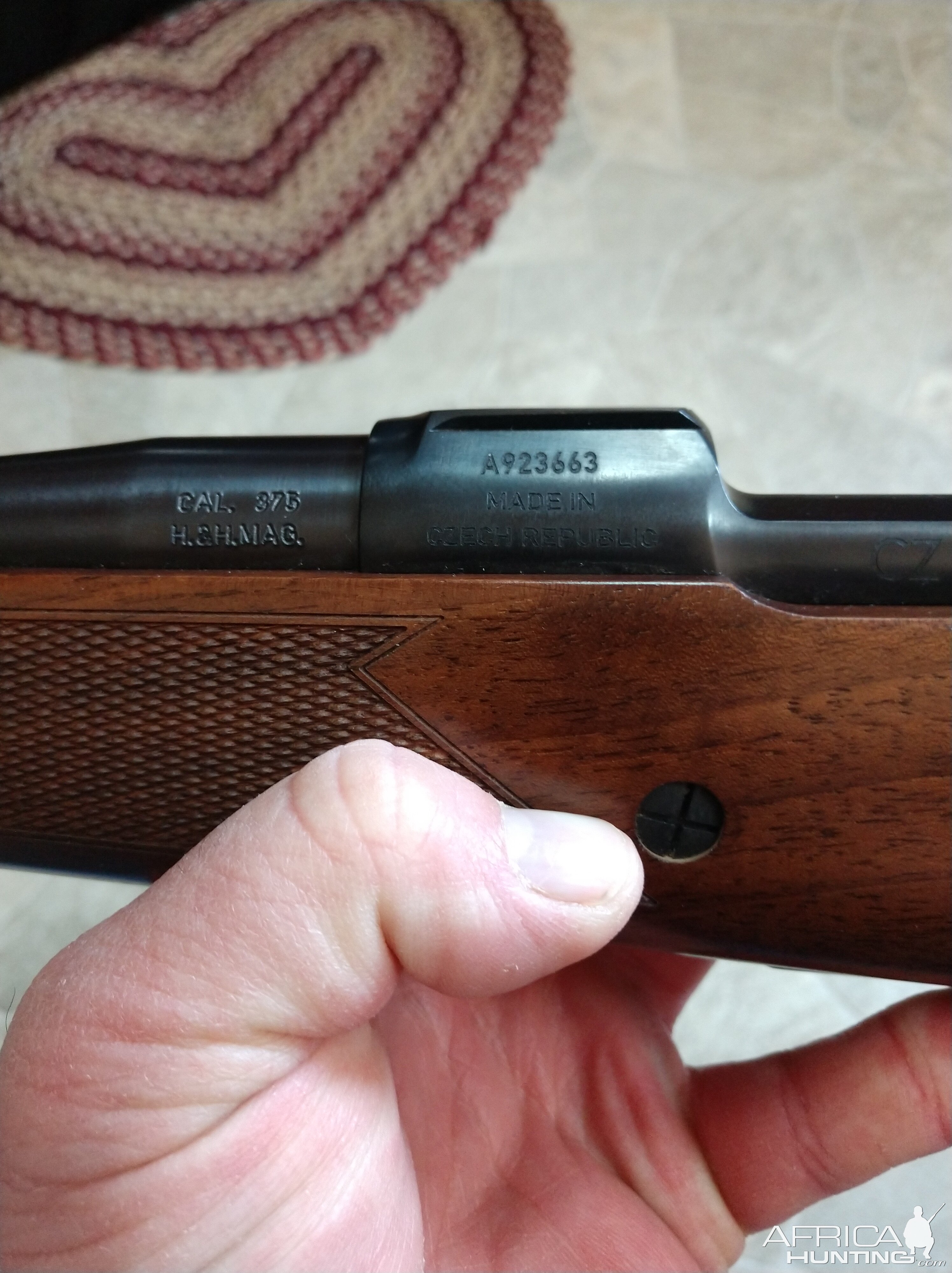 CZ550 375 H&H Magnum Classic Rifle