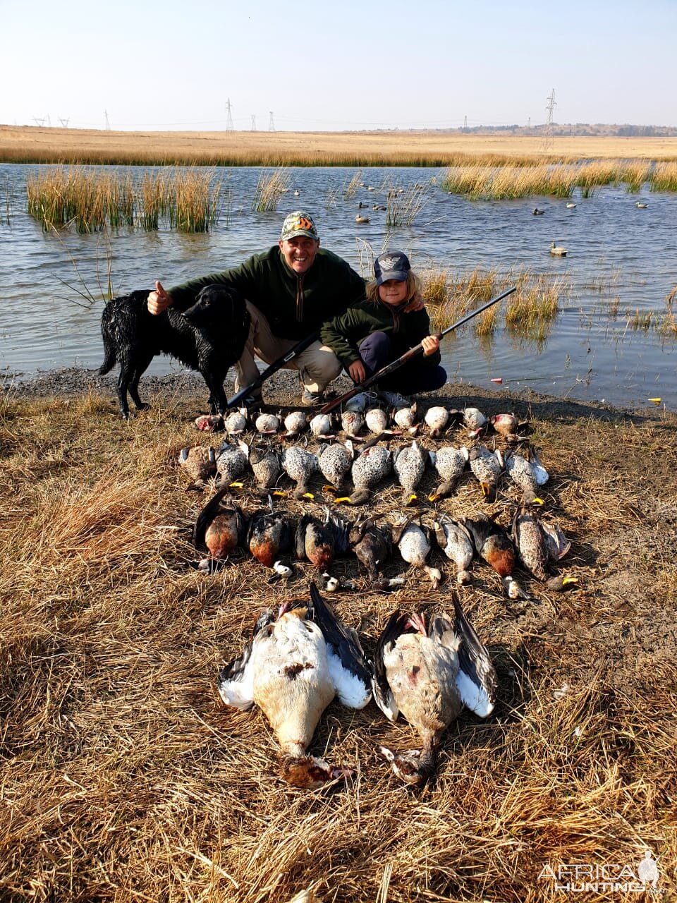 Family Duck shoot Zululand South Africa