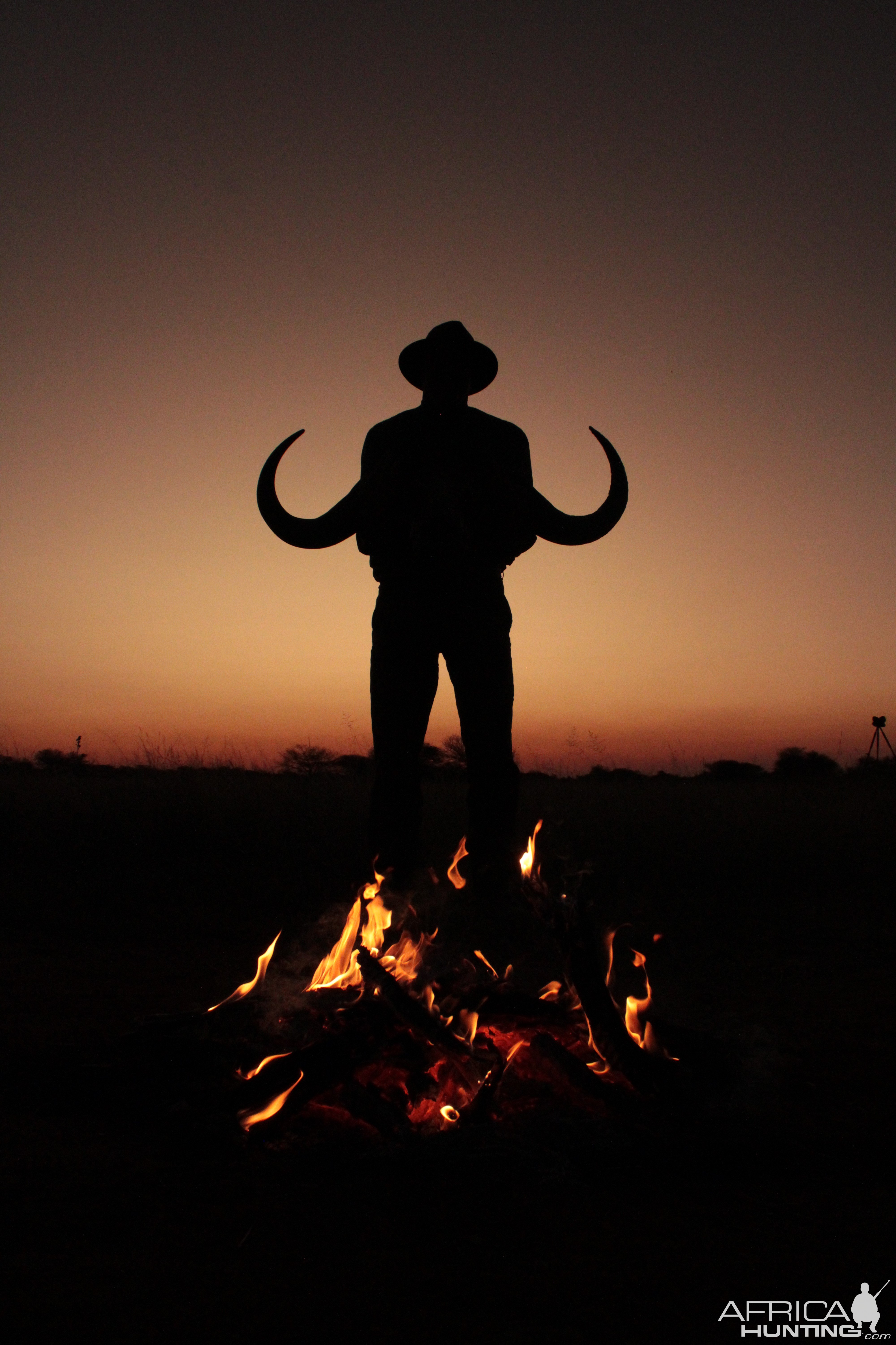 Sunset Campfire Limpopo South Africa